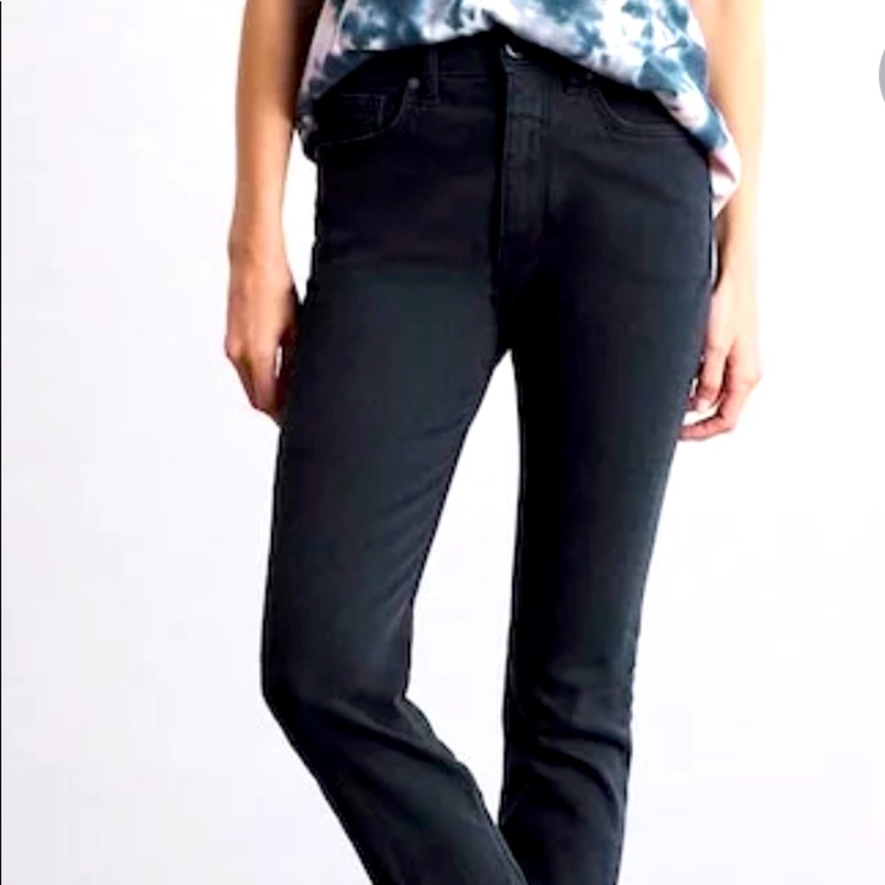 Elizabeth And James - Black straight-leg denim